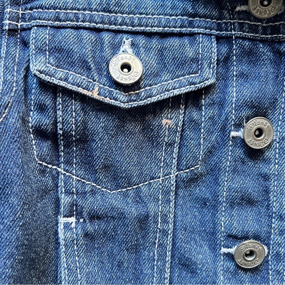 Y2K Disney Princess Girls Denim Jacket Size 7/8 Trucker Jean Jacket - Picture 7 of 14